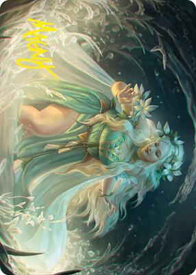 Goldberry, River-Daughter Art Card (Gold-Stamped Signature) card from Art Series: Universes Beyond: The Lord of the Rings: Tales of Middle-earth