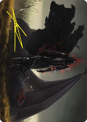 Witch-king of Angmar Art Card (Gold-Stamped Signature) card from Art Series: Universes Beyond: The Lord of the Rings: Tales of Middle-earth
