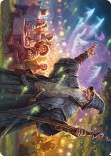 Gandalf, Friend of the Shire Art Card card from Art Series: Universes Beyond: The Lord of the Rings: Tales of Middle-earth