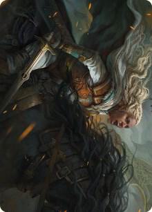 Eowyn, Fearless Knight Art Card card from Art Series: Universes Beyond: The Lord of the Rings: Tales of Middle-earth