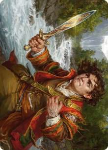 Frodo Baggins Art Card (16/81) card from Art Series: Universes Beyond: The Lord of the Rings: Tales of Middle-earth