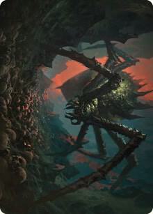 Shelob, Child of Ungoliant Art Card card from Art Series: Universes Beyond: The Lord of the Rings: Tales of Middle-earth