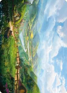 Plains Art Card card from Art Series: Universes Beyond: The Lord of the Rings: Tales of Middle-earth