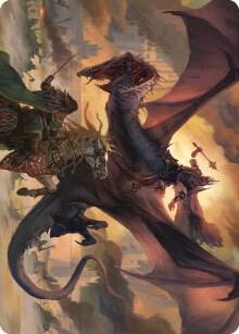 Witch-king, Bringer of Ruin Art Card card from Art Series: Universes Beyond: The Lord of the Rings: Tales of Middle-earth