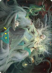 Galadriel, Gift-Giver Art Card card from Art Series: Universes Beyond: The Lord of the Rings: Tales of Middle-earth