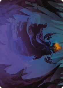 Sauron, the Necromancer Art Card card from Art Series: Universes Beyond: The Lord of the Rings: Tales of Middle-earth