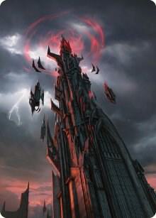 Barad-dur Art Card card from Art Series: Universes Beyond: The Lord of the Rings: Tales of Middle-earth