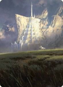 Minas Tirith Art Card card from Art Series: Universes Beyond: The Lord of the Rings: Tales of Middle-earth