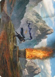 Call for Aid Art Card card from Art Series: Universes Beyond: The Lord of the Rings: Tales of Middle-earth