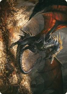 Cavern-Hoard Dragon Art Card card from Art Series: Universes Beyond: The Lord of the Rings: Tales of Middle-earth