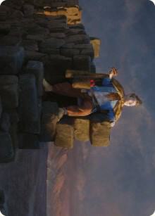 Pippin, Warden of Isengard Art Card card from Art Series: Universes Beyond: The Lord of the Rings: Tales of Middle-earth