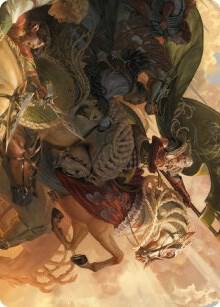 Marshal's Anthem Art Card card from Art Series: Universes Beyond: The Lord of the Rings: Tales of Middle-earth