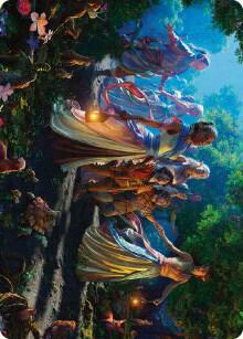 Realm Seekers Art Card card from Art Series: Universes Beyond: The Lord of the Rings: Tales of Middle-earth
