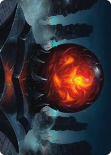 Commander's Sphere Art Card card from Art Series: Universes Beyond: The Lord of the Rings: Tales of Middle-earth
