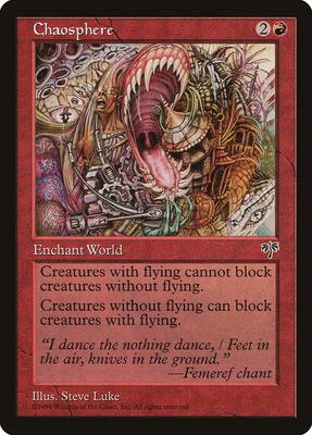 Chaosphere card from Mirage