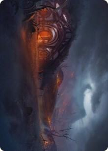Field of Ruin Art Card card from Art Series: Universes Beyond: The Lord of the Rings: Tales of Middle-earth