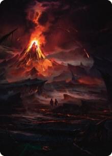 Valley of Gorgoroth Art Card card from Art Series: Universes Beyond: The Lord of the Rings: Tales of Middle-earth