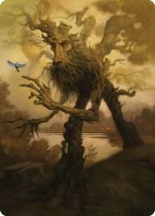 Treefolk Token Art Card card from Art Series: Universes Beyond: The Lord of the Rings: Tales of Middle-earth