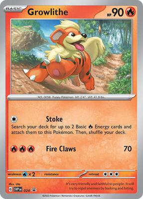 Growlithe - 024 card from SV: Scarlet & Violet Promo Cards