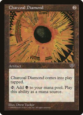 Charcoal Diamond card from Mirage