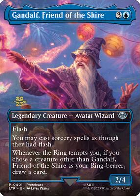 Gandalf, Friend of the Shire card from Prerelease Cards