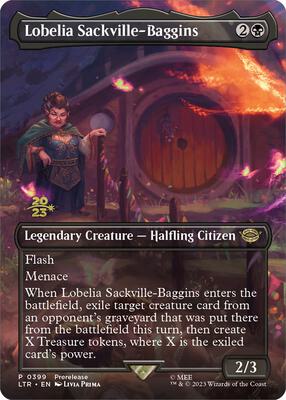 Lobelia Sackville-Baggins (0399) card from Prerelease Cards
