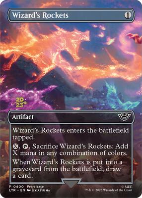 Wizard's Rockets card from Prerelease Cards