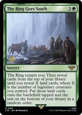 The Ring Goes South card from Prerelease Cards