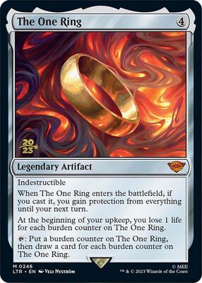 The One Ring card from Prerelease Cards