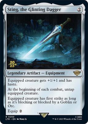 Sting, the Glinting Dagger card from Prerelease Cards