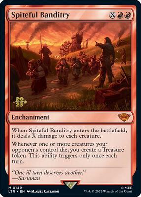 Spiteful Banditry card from Prerelease Cards