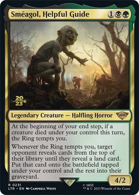 Smeagol, Helpful Guide card from Prerelease Cards
