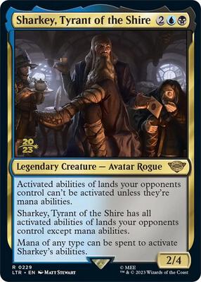 Sharkey, Tyrant of the Shire card from Prerelease Cards