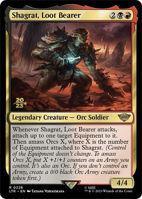 Shagrat, Loot Bearer card from Prerelease Cards