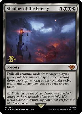 Shadow of the Enemy card from Prerelease Cards