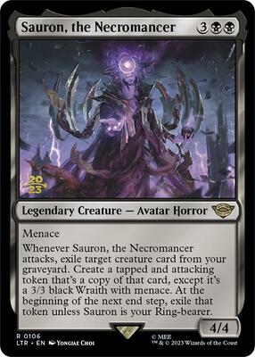 Sauron, the Necromancer card from Prerelease Cards