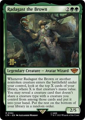 Radagast the Brown card from Prerelease Cards