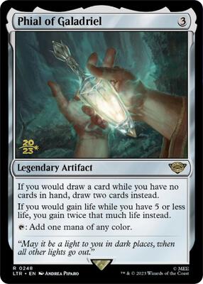 Phial of Galadriel card from Prerelease Cards