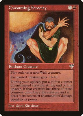 Consuming Ferocity card from Mirage