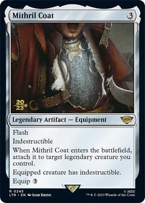Mithril Coat card from Prerelease Cards