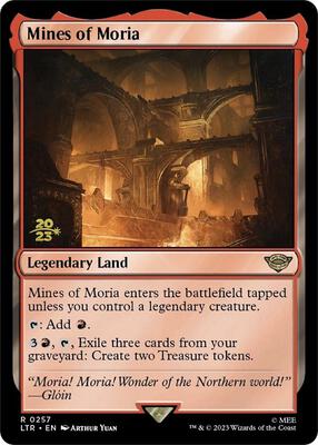 Mines of Moria card from Prerelease Cards
