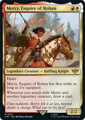 Merry, Esquire of Rohan card from Prerelease Cards