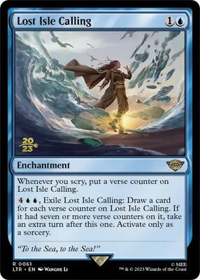 Lost Isle Calling card from Prerelease Cards