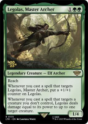 Legolas, Master Archer card from Prerelease Cards