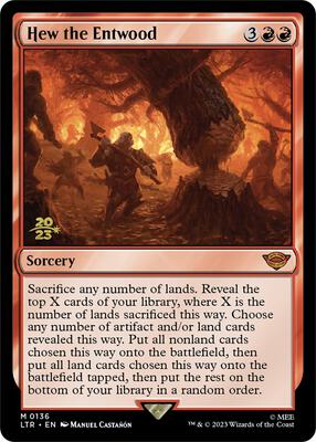 Hew the Entwood card from Prerelease Cards