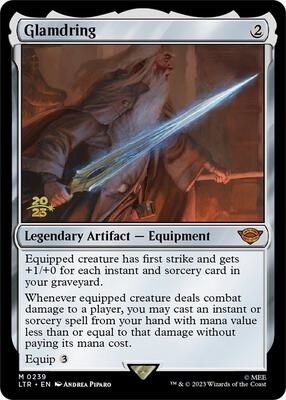 Glamdring card from Prerelease Cards