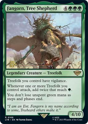 Fangorn, Tree Shepherd card from Prerelease Cards
