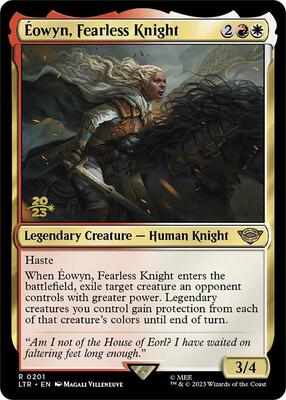 Eowyn, Fearless Knight card from Prerelease Cards