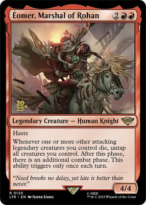 Eomer, Marshal of Rohan card from Prerelease Cards