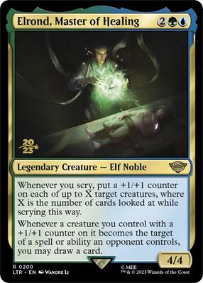 Elrond, Master of Healing card from Prerelease Cards